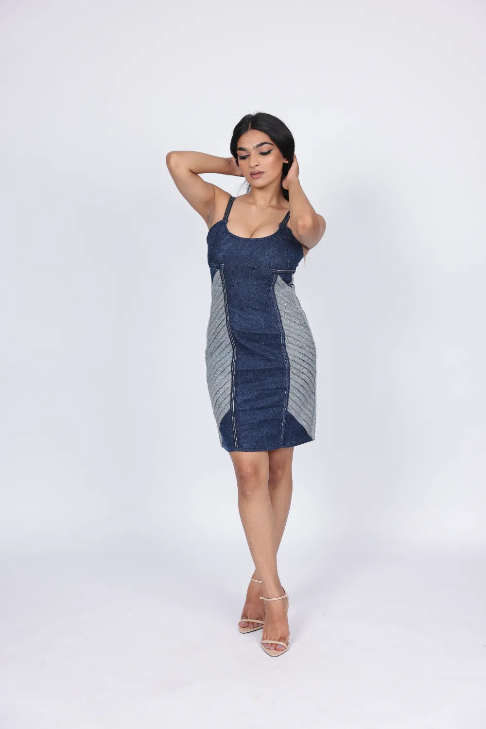 ASHEN DENIM DRESS